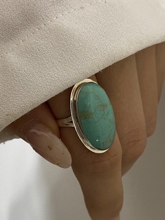 Anillo Piedra turquesa