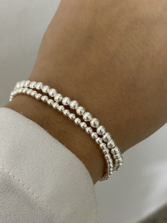 Pulsera modelo 49 chapado 1000 (elastizada)