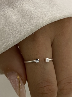 Anillo 2 piedras (Regulable)
