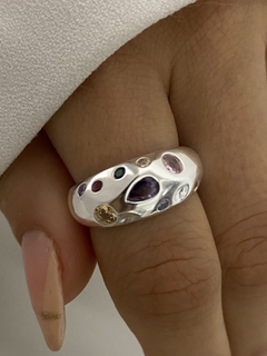 Anillo inflado cubic colores - comprar online