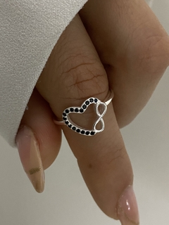 Anillo corazon/infinito