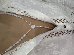 Rosario cubitos blancos san Benito 55 cm - tienda online