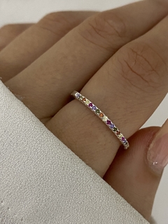 Anillo sin fin multicolor importado - comprar online