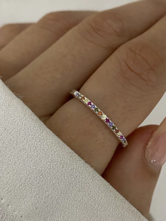 Anillo sin fin multicolor importado - comprar online