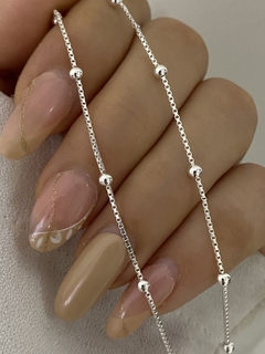Cadena veneciana con bolitas (Mas Gruesa)