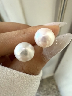 Aro pasante modelo 753 perla natural de rio - comprar online