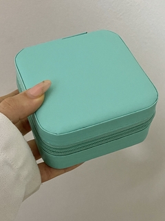 Alhajero eco cuero aqua 10x10cm - comprar online
