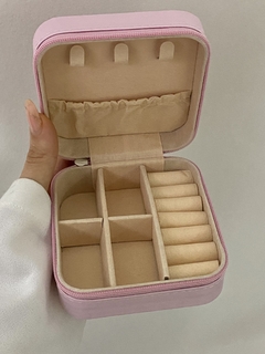 Alhajero eco cuero rosa claro 10x10cm - comprar online