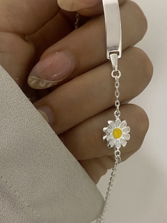 Pulsera modelo nena grabado 64 (13+3 cm) - comprar online