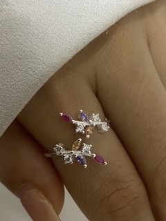 Anillo hojitas (Regulable)