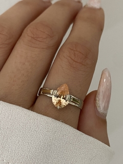Anillo gota ámbar - comprar online