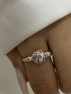 Anillo frutilla rosa