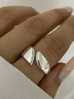Imagen de Anillo doble hoja cubic (Regulable)