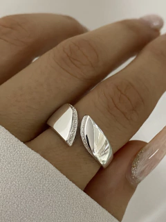 Imagen de Anillo doble hoja cubic (Regulable)