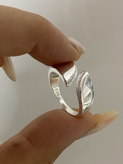Anillo doble hoja cubic (Regulable) - Vogamayorista