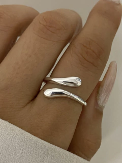 Anillo doble onda 1 (Regulable) - comprar online