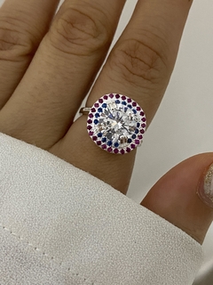Anillo piedra y cubic en internet