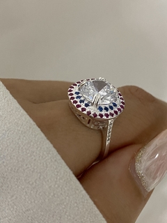 Anillo piedra y cubic - Vogamayorista
