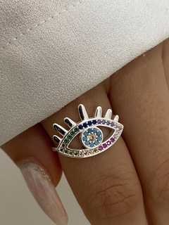 Anillo ojo turco grande