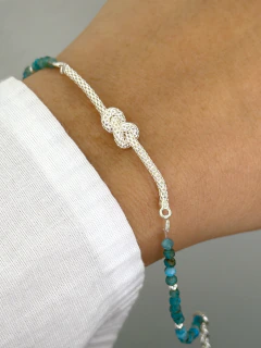 Pulsera nudo modelo 647 (18cm+3) importada piedra natural