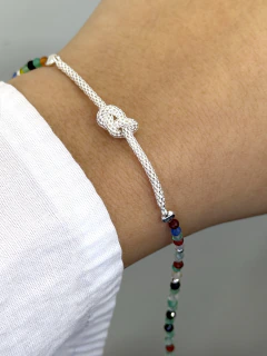Pulsera nudo modelo 653 (18cm+3) importada (multi)