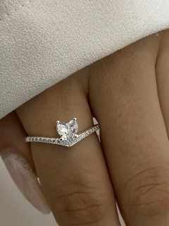 Anillo princesa blanco