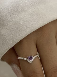 Anillo princesa lila