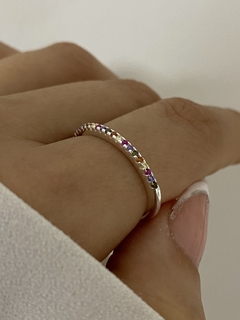 Anillo fino cubic colores en internet