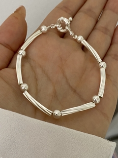 Pulsera modelo 88 chapado 1000
