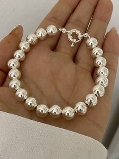 Pulsera modelo 84 bolitas 8mm (cierre marinero)