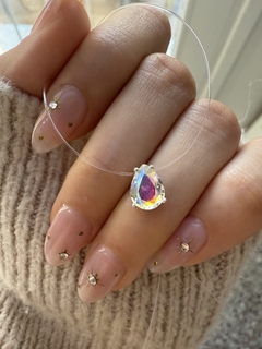Tanza dije Swarovski gota 6mm cristal tornasol - comprar online