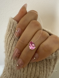 Tanza dije Swarovski gota 6mm rosa en internet