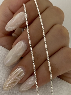 Cadena torzada diamantada 45 cm - comprar online