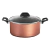 Cacerola con Tapa de Vidrio Templado 2,65 L 20 cm Cobre - Línea Clove