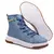 Bota Feminina Moleca Lona Azul Jeans - BABY TECH OFICIAL