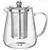 CHALEIRA DE VIDRO BOROSSILICATO INOX 700ML - comprar online
