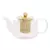 Imagem do CHALEIRA DE VIDRO INFUSOR DOURADO