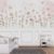 Papel de Parede Adesivo Autocolante Jardim de Borboletas Aquarela Para Quarto e Sala