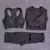 Conjunto Academia Fitness Feminino Leggings 1 Top Bra 1 Shorts Levanta Bumbum ,Conjunto de ioga sem costura para mulheres, Workout Sportswear, - comprar online