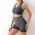 Conjunto Academia Fitness Feminino Leggings 1 Top Bra 1 Shorts Levanta Bumbum sem costura para mulheres, shorts de ginástica, sutiã esporti
