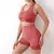 Conjunto Academia Fitness Feminino Leggings 1 Top Bra 1 Shorts Levanta Bumbum sem costura para mulheres, shorts de ginástica, sutiã esporti - comprar online