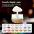 Máquina De Aromaterapia De Nuvem De Chuva, Lâmpada De Cogumelo Colorido, Luz Noturna, Óleo Essencial, Umidificador Pequeno Atmosfera, Cogumelo Colorido De Chuva