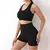 Conjunto Academia Fitness Feminino Leggings 1 Top Bra 1 Shorts Levanta Bumbum sem costura para mulheres, shorts de ginástica, sutiã esporti - loja online