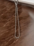 Cordão torcido de aço inox 45cm na internet
