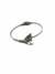 Bracelete aço inox detalhe raposa