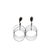 Brinco aço inox longo varias argolas finas - comprar online