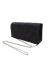 Bolsa clutch chumbo texturizada com corrente prateada