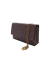 Bolsa clutch glitter multicolor com corrente dourada