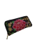 Carteira bordada floral – Disponível em várias cores - Purpurea
