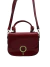 Bolsa estruturada verniz com detalhe dourado - comprar online